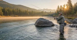 Trout fishing