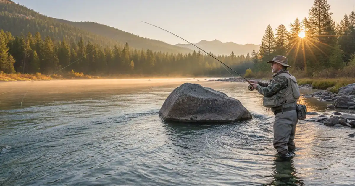 Trout fishing